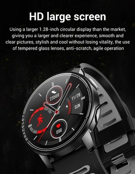 Willgallop S20 fuld skærm, vandtæt smart ur Bluetooth-5.0 fitness tracker pulsmåling smart ur til mænd/kvinder