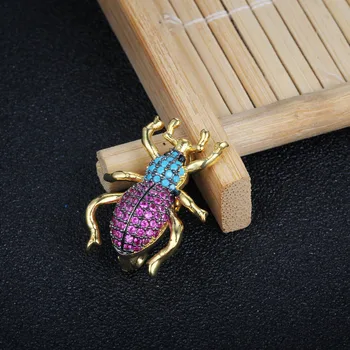Trendy, Farverige Cubic Zirconia Ant Vedhæng I Choker Halskæde Til Lady Kvinder Smykker Kostume Dekoration Gift(jewelora NE102777 )