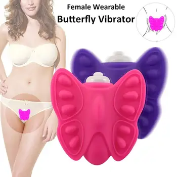 Kvinder Bærbare Butterfly Massager Vibrator Håndsex Voksen Sex Legetøj til kvinde Stimulator godt valg afslappende spændte muskler