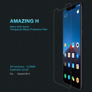 Hærdet Glas Til Xiaomi Mi-8 Nillkin Fantastiske H H+Pro 2.5 D-Skærm Protektor Xiaomi Mi-8 Mi8 Glas 6.21