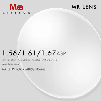 Meeshow 1.61 1.67 1.74 MR-8-Objektiv af Høj Kvalitet Sejhed Super-Sej Anti Blå Progressive Fotokromisk Nærsynethed Linser til Stansning