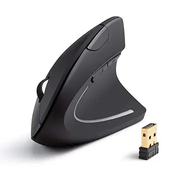 Kreative og effektive Edb-udstyr Cool Shark Fin Ergonomisk Vertikal Komfortable USB/Wireless Mouse For PC-Bærbar Computer