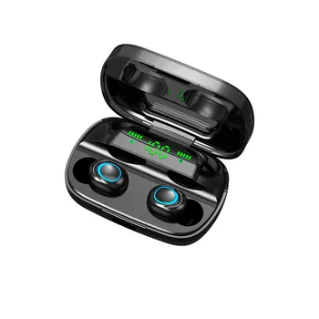 S11-TWS Bluetooth-5.0 Headset Trådløse Hovedtelefoner Mini-I-Øret Øretelefoner Stereo Hovedtelefon Med Mikrofon og Smart LED