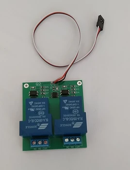 Opgraderet 30A PWM-Relay Switch Controller 1Ch Servo Signal Input 2CH Elektriske LED/Røg Remote Control Module For RC Drone