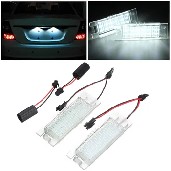 Parret Bil LED Licens Nummer Plade Lys Canbus For Vauxhall/Opel Corsa C D Astra H 2004-2011
