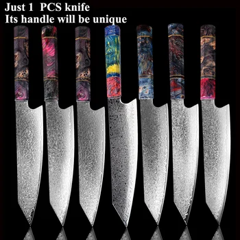 XITUO Damaskus Rustfrit Stål PRO Madlavning Værktøjer Kokkens Køkken Kniv 8 Tommer Cleaver Kniv Japansk Damaskus Kød, Laks Udskæring k