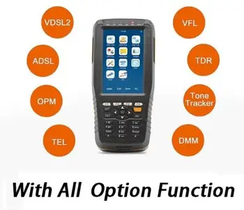 TM-600 VDSL VDSL2 Tester ADSL-WAN & LAN Tester xDSL-Line Test Udstyr med alle funktioner(OPM+VFL+Tone Tracker+TDR) TM600