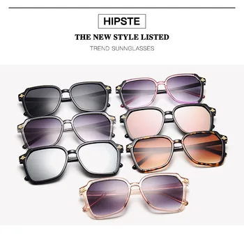 2019 Helt Overdimensioneret tendens solbriller mode retro vilde lille bi solbriller enkel Luksus Gradient uv400 ALIKIAI