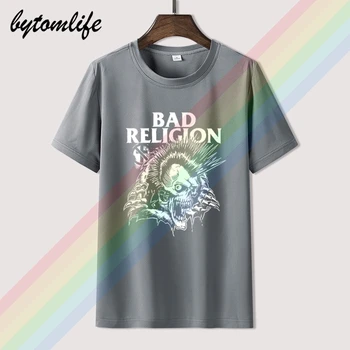 Bad Religion Skelet Officielle T-shirt Mænd er Sommer Sort Bomuld Korte Ærmer Populære Normal t-Shirts Toppe Tee Unisex