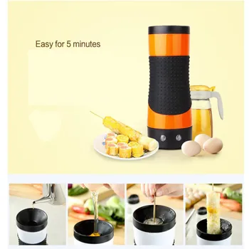 EU Stik 220V El-Husholdning DIYElectric Automatisk Stigende Egg Roll Kaffefaciliteter Kogning Af Æg Cup Omelet Master Pølse Maskine