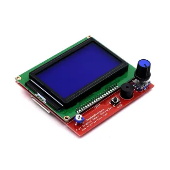 BIQU 12864 LCD-Tv med Smart Dele til RAMPER 1.4 Controller Kontrolpanelets LCD-12864 Display Skærm Bundkort Blå Skærm