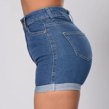 Jeans Shorts Til Kvinder Af Høj Kvalitet Nye Kvinder Med Høj Talje Denim Shorts Jeans Feminino Damer Slank Sommer Casual Kort Femme