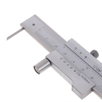 0-200 mm Rustfrit Stål Parallel Mærkning Vernier Caliper Mærkning Måler med Hårdmetal Snor Mærkning Gauge Af Nye 2019