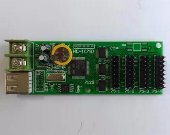 HC-1;Async usb-RGB-display i fuld farve controller, 4 hub75 design for lille størrelse skærm