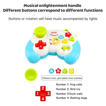 Sjove Vocal Legetøj Baby Spil Controller Multi-Funktion Elektrisk Spil Håndtere Børns Pædagogiske puslespil Gaver Musik Legetøj