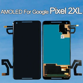 Oprindelige Amoled For Google Pixel 2 XL LCD-Displayet Tryk på Skærmen for Google Pixel 2XL Digitizer Assembly Reservedele