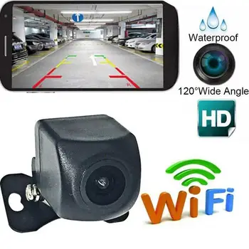 Bil førerspejlets Kamera HD Night Vision Trådløse bakkamera Til Iphone/Android Telefoner Vandtætte Bil Dash Cam Backup-Kamera