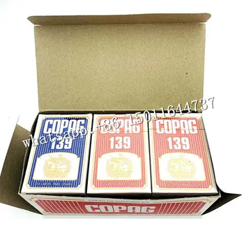 COPAG 139 Spillekort til infrarød kontaktlinse Magiske Trick Dæk Anti Gamble Snyde Poker Rigget Kort