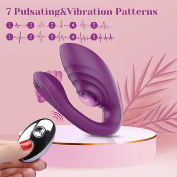 Tracy er Dog Trådløse Partner Par Vibrator Til Klitoris & G-Spot Stimulation Med 7 Pulserende & Vibration Mønstre