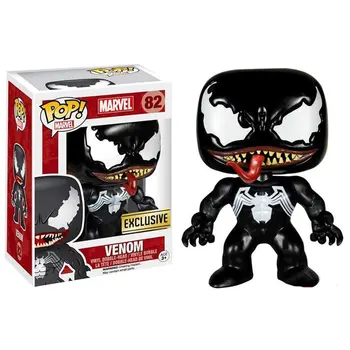 Funko POP Officiel Marvel Venom Deadpool Q Model 10cm Pvc Collectible Action Figur Legetøj Til Børn i Julegave Gaver