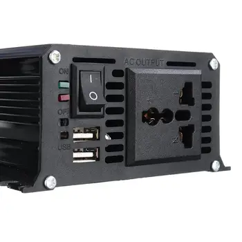 4000W Peak Bil Power Inverter 12V-220V/110V Modificeret sinusbølge Converter med LCD-Tv med Dual USB-8 Sikkerhed