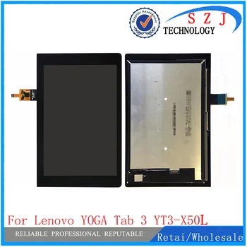 Nye 10,1-tommer For Lenovo YOGA Fanen 3 YT3-X50L LCD Display + Touch Screen Digitizer Glas Linse montering Gratis Fragt