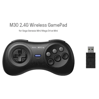 M30 Mini Trådløse Bluetooth-Gamepad Controller 2,4 G til Sega Genesis Mega Drive Stil til Nintendo Skifte PC Steam-Spil Dropship