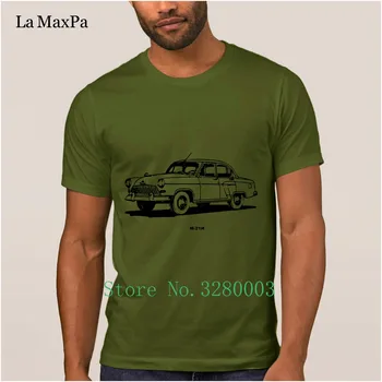 La Maxpa Designe bedste mænds t-shirt gaz 21 volga bil t-shirt herre Foråret Efteråret Vintage tee shirt mænd slanke Billige
