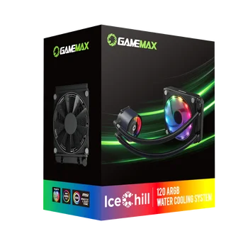 GameMax Is Chill RGB CPU Køler til Intel LGA 2066 2011 V3 115X 775 AMD AM4 AM3+ AM3 FM2+ FM2 Heatsink Integreret CPU Køling