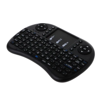 Engelsk 2,4-GHz Trådløse i8 Tastatur, Touchpad Flyve Air Musen Til Android TV PS3