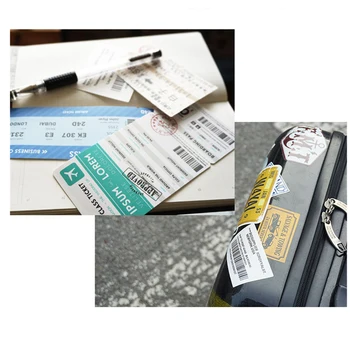 29PCS Retro Flybilletter Mærkat Rejser Boarding Pass Luft Tickerts Klistermærker til Mac book Kuffert Bærbar Skateboard Telefon Bil