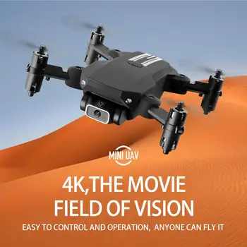 2020 Nye Mini Drone 4K 1080P HD-Kamera WiFi Fpv lufttryk højdehold Sort Og Grå Sammenklappelig Quadcopter RC Toy