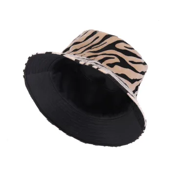 Hot Salg Mænd Leopard Bucket Hat Fiskeren Hat til Udendørs Rejse Hat Panama Hat Damer solhat M23