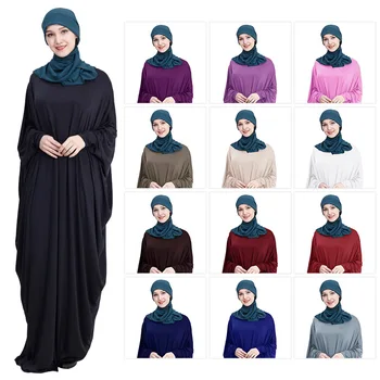 Muslimske Kjole Ramadanen, Eid Mubarak Abaya Tyrkisk Hijab Kaftan Dubai Kjoler Islam Tøj Abayas For Kvinder Vestidos Ropa Mujer