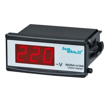 Samwha-Dsp SDM-V Digital Voltmeter, Slank og Kompakt, LED-Panel Meter