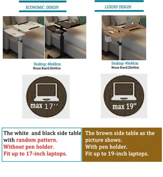 Bærbare folde bord, seng, bord, laptop bord, computer bord Til bærbar Opbevaring bruser justerbar bruser Tabel bærbare computer stå