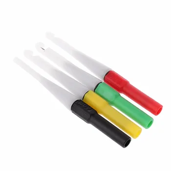 4stk 0,7 mm Piercing Sonder Kit Multimeter Pen Probe Mini-Wire Piercer Reparation Test Linje Probe Værktøj
