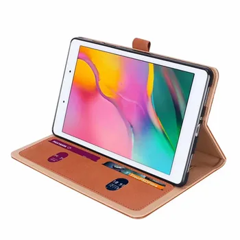 Tablet Funda taske Til Samsung Galaxy Tab ET 8,0 2019 SM-T290 SM-T29 T290 T295 Tilfældet med Blyant Indehaveren Magnetisk-shell +håndrem