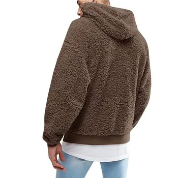 Moomphya 2018 Vinteren uldne mænd trøjer med Lange ærmer hætteklædte sweatshirts mænd Hip hop Streetwear Pullovere hoodie for mænd
