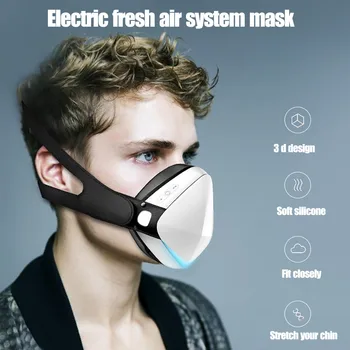 1stk Voksne Kvinder og Mænd Munden Maske Deluxe Edition Smart Elektriske Mask Formaldehyd Cykling Sport Beskyttelse Munden Dække