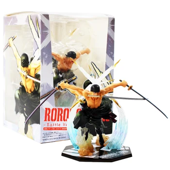 14cm Animationsfilm Et Stykke Roronoa Zoro Figur Colossum Kamp Ver PVC-Action Figur Collectible Model Toy