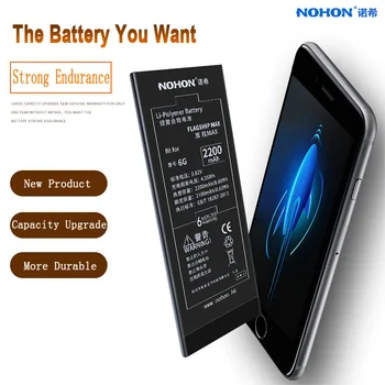 NOHON Telefonens Batteri Til iPhone 6 6S S 7 8 SE X 5 5C 5S Xs-Xr iPhone6 iPhone7 Udskiftning Originale Høj Kapacitet Lithium Batería