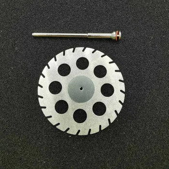 Dental Lab diamant dobbeltsidet svinghjul til at Skære Gips Disc Hjul Dental Lab Værktøj 45mm*0,30 mm med dorne