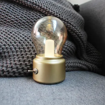 Livewin Vintage Led bordlampe USB-Genopladelige bordlampe Belysning i Hjemmet Indretning Bedste Gave til Børn, Stue, Soveværelse Sengen