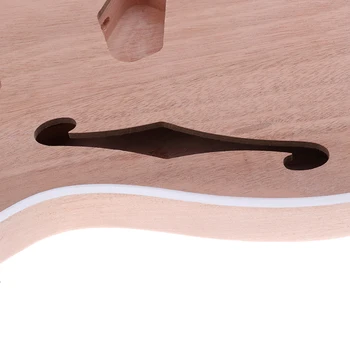 Træ Ufærdige Diy El-Guitar Krop for Telecaster Guitar Tilbehør Soild Holdbar