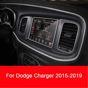 Bil Screen Protector til Dodge Charger-2019 Bil GPS Navigation Hærdet Glas Beskyttende Film Auto Interiør Tilbehør