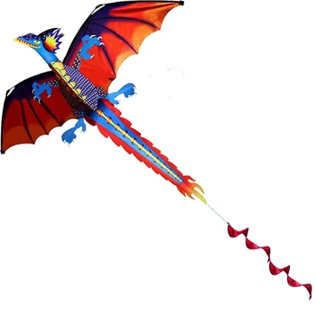 Professionel Varme 140 cm / 55inches Stereo Pterosaur Kite / Dragon Kites Med Håndtag og Line Godt Flyvende