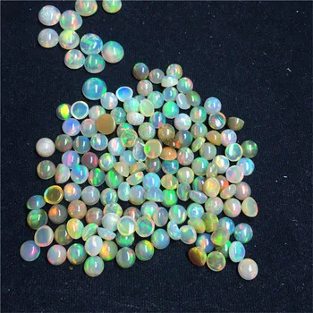 Naturlige opal løs smykkesten runde form hele prisen opal løs sten til smykker DIY