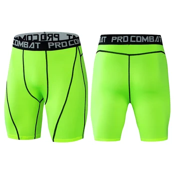 Mænds fitness shorts fitness workout fitness shorts mandlige muskler i live elastisk kompression leggings stramme leggings shorts