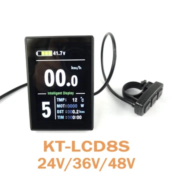 BULU KT Kunteng LCD8S Vise Nye Ankomst El-Cykel Tilbehør LCD8S USB-Skærm for Electrice Bike Kit